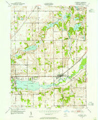 Galesburg Michigan Historical topographic map, 1:24000 scale, 7.5 X 7.5 Minute, Year 1947