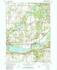 Galesburg Michigan Historical topographic map, 1:24000 scale, 7.5 X 7.5 Minute, Year 1961