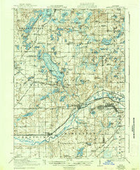 Galesburg Michigan Historical topographic map, 1:62500 scale, 15 X 15 Minute, Year 1918