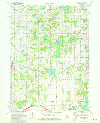 Galien Michigan Historical topographic map, 1:24000 scale, 7.5 X 7.5 Minute, Year 1971