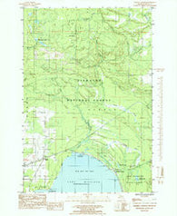 Garden Corners Michigan Historical topographic map, 1:24000 scale, 7.5 X 7.5 Minute, Year 1985