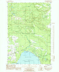 Garden Corners Michigan Historical topographic map, 1:24000 scale, 7.5 X 7.5 Minute, Year 1985