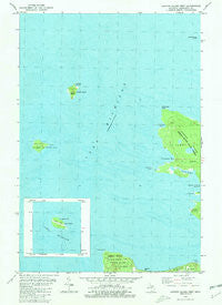 Garden Island West Michigan Historical topographic map, 1:24000 scale, 7.5 X 7.5 Minute, Year 1980