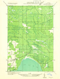 Garden NE Michigan Historical topographic map, 1:31680 scale, 7.5 X 7.5 Minute, Year 1932