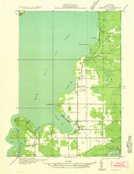 Garden SE Michigan Historical topographic map, 1:31680 scale, 7.5 X 7.5 Minute, Year 1932