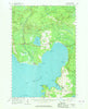 Garden Michigan Historical topographic map, 1:62500 scale, 15 X 15 Minute, Year 1958