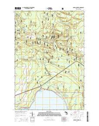 Garden Corners Michigan Historical topographic map, 1:24000 scale, 7.5 X 7.5 Minute, Year 2014