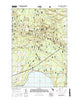 Garden Corners Michigan Current topographic map, 1:24000 scale, 7.5 X 7.5 Minute, Year 2016