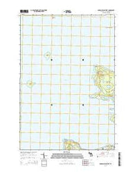 Garden Island West Michigan Historical topographic map, 1:24000 scale, 7.5 X 7.5 Minute, Year 2014