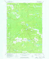 Garnet Michigan Historical topographic map, 1:24000 scale, 7.5 X 7.5 Minute, Year 1973