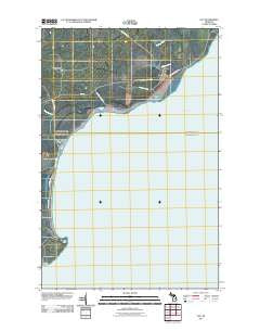 Gay Michigan Historical topographic map, 1:24000 scale, 7.5 X 7.5 Minute, Year 2011
