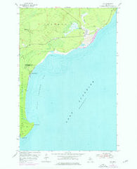 Gay Michigan Historical topographic map, 1:24000 scale, 7.5 X 7.5 Minute, Year 1954