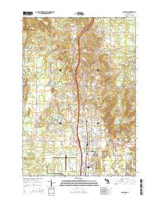 Gaylord Michigan Historical topographic map, 1:24000 scale, 7.5 X 7.5 Minute, Year 2014