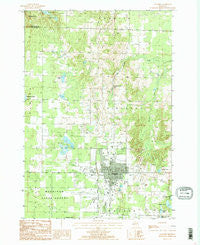 Gaylord Michigan Historical topographic map, 1:24000 scale, 7.5 X 7.5 Minute, Year 1986
