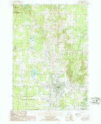 Gaylord Michigan Historical topographic map, 1:24000 scale, 7.5 X 7.5 Minute, Year 1986