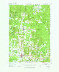 Gaylord Michigan Historical topographic map, 1:62500 scale, 15 X 15 Minute, Year 1954