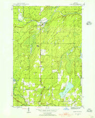 Gibbs City Michigan Historical topographic map, 1:24000 scale, 7.5 X 7.5 Minute, Year 1945