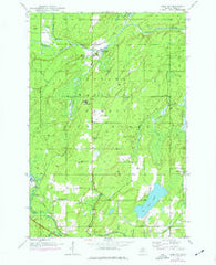 Gibbs City Michigan Historical topographic map, 1:24000 scale, 7.5 X 7.5 Minute, Year 1945