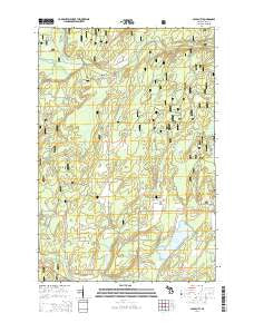 Gibbs City Michigan Historical topographic map, 1:24000 scale, 7.5 X 7.5 Minute, Year 2014