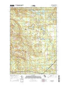 Gilchrist Michigan Historical topographic map, 1:24000 scale, 7.5 X 7.5 Minute, Year 2014
