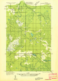 Gilchrist NE Michigan Historical topographic map, 1:31680 scale, 7.5 X 7.5 Minute, Year 1931