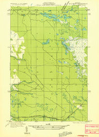 Gilchrist NW Michigan Historical topographic map, 1:31680 scale, 7.5 X 7.5 Minute, Year 1931
