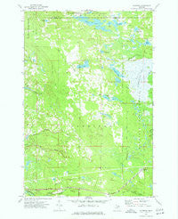 Gilchrist Michigan Historical topographic map, 1:24000 scale, 7.5 X 7.5 Minute, Year 1973