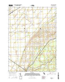 Gilford Michigan Historical topographic map, 1:24000 scale, 7.5 X 7.5 Minute, Year 2014