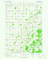 Gilford Michigan Historical topographic map, 1:24000 scale, 7.5 X 7.5 Minute, Year 1963