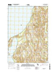 Gills Pier Michigan Historical topographic map, 1:24000 scale, 7.5 X 7.5 Minute, Year 2014