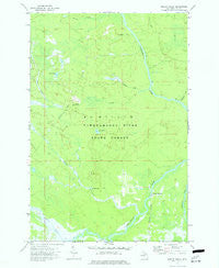 Gimlet Creek Michigan Historical topographic map, 1:24000 scale, 7.5 X 7.5 Minute, Year 1973