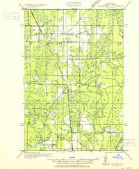 Gladstone NE Michigan Historical topographic map, 1:31680 scale, 7.5 X 7.5 Minute, Year 1932