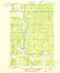 Gladstone NW Michigan Historical topographic map, 1:31680 scale, 7.5 X 7.5 Minute, Year 1950