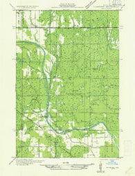 Gladstone NW Michigan Historical topographic map, 1:31680 scale, 7.5 X 7.5 Minute, Year 1932