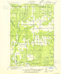 Gladstone SW Michigan Historical topographic map, 1:31680 scale, 7.5 X 7.5 Minute, Year 1932