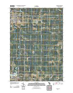 Gladwin Michigan Historical topographic map, 1:24000 scale, 7.5 X 7.5 Minute, Year 2011