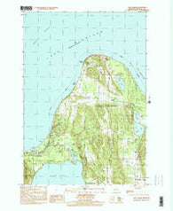 Glen Arbor Michigan Historical topographic map, 1:24000 scale, 7.5 X 7.5 Minute, Year 1997
