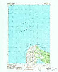 Glen Haven Michigan Historical topographic map, 1:25000 scale, 7.5 X 7.5 Minute, Year 1983