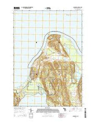 Glen Arbor Michigan Historical topographic map, 1:24000 scale, 7.5 X 7.5 Minute, Year 2014