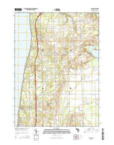 Glenn Michigan Historical topographic map, 1:24000 scale, 7.5 X 7.5 Minute, Year 2014