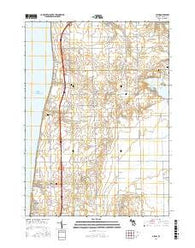 Glenn Michigan Current topographic map, 1:24000 scale, 7.5 X 7.5 Minute, Year 2017