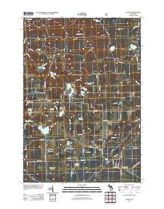 Glennie Michigan Historical topographic map, 1:24000 scale, 7.5 X 7.5 Minute, Year 2012
