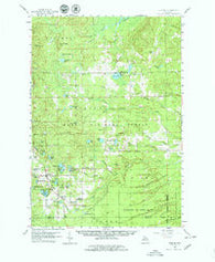 Glennie Michigan Historical topographic map, 1:62500 scale, 15 X 15 Minute, Year 1959