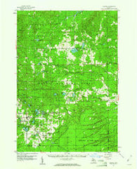 Glennie Michigan Historical topographic map, 1:62500 scale, 15 X 15 Minute, Year 1959