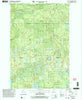 Glitter Lake Michigan Historical topographic map, 1:24000 scale, 7.5 X 7.5 Minute, Year 1999