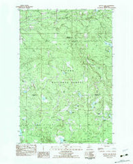 Glitter Lake Michigan Historical topographic map, 1:25000 scale, 7.5 X 7.5 Minute, Year 1982