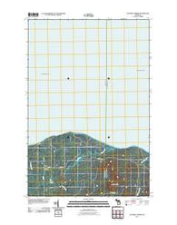 Glovers Corner Michigan Historical topographic map, 1:24000 scale, 7.5 X 7.5 Minute, Year 2011