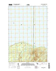 Glovers Corner Michigan Current topographic map, 1:24000 scale, 7.5 X 7.5 Minute, Year 2016