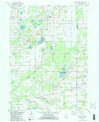 Gobles East Michigan Historical topographic map, 1:24000 scale, 7.5 X 7.5 Minute, Year 1981