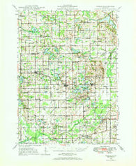 Gobles Michigan Historical topographic map, 1:62500 scale, 15 X 15 Minute, Year 1948